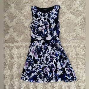 Express floral pattern sleeveless dress